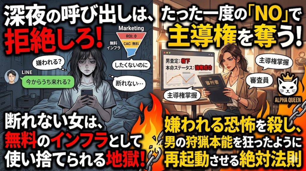 嫌われるのが怖くて特別な夜の誘いを断れず自己嫌悪に陥る女性